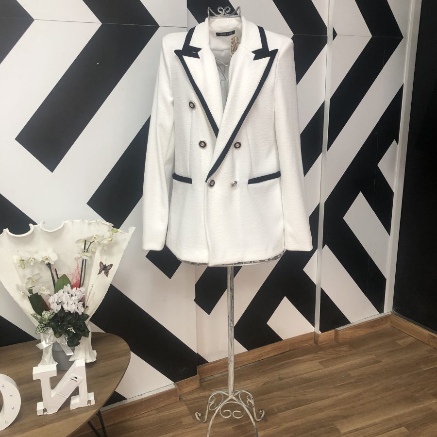 Chaqueta Jackie Blanca
